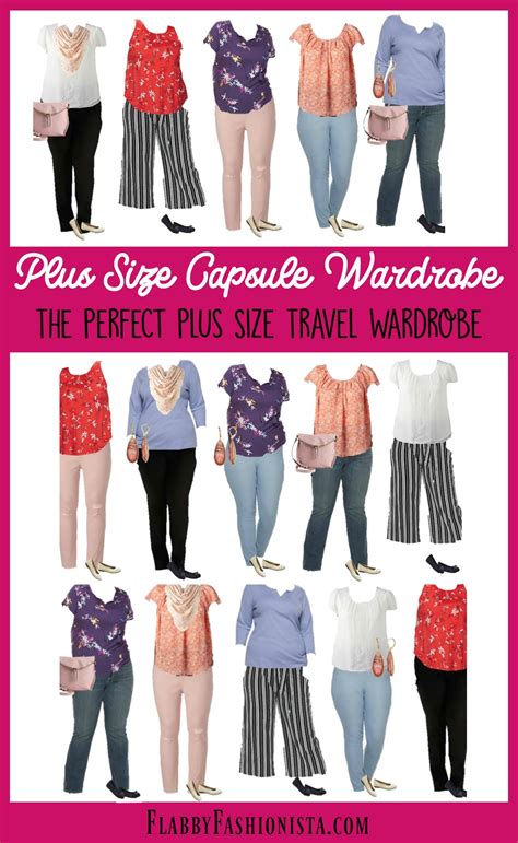 spring plus size capsule wardrobe the perfect plus size travel wardrobe flabby fashionista