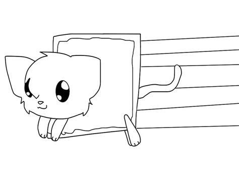 Zombie Nyan Cat Coloring Page Free Printable Coloring Pages For Kids