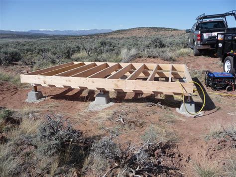 What is the best method for building a small cabin foundation? McEwen's McBlog