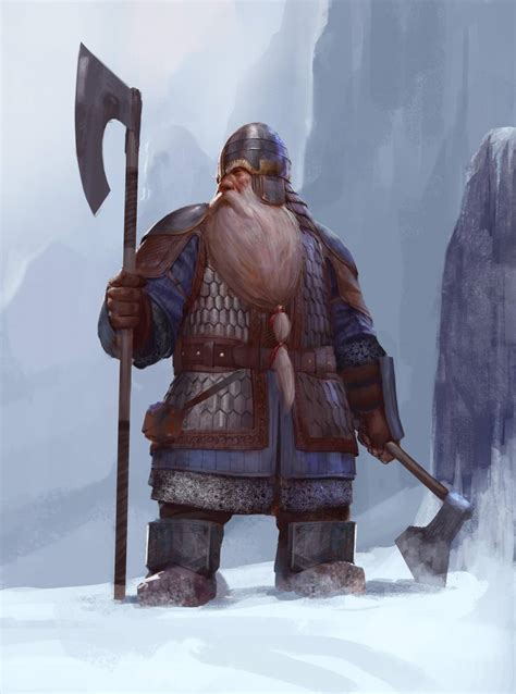 Dwarf Warrior By Even Amundsen Scrolller