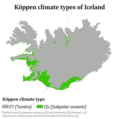 K Ppen Climate Classification Zones Of Iceland Iceland Climate Polar Climate Cover Photos