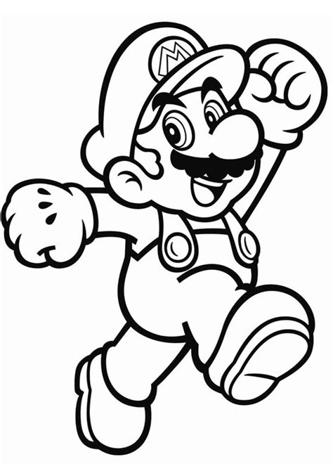 Dibujo Para Colorear De Mario Bros Reverasite