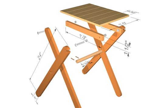 Now lay down both tabletops underside up, place the support rails about two inches from each of the table's edges. The RunnerDuck Folding Table, step by step instructions ...