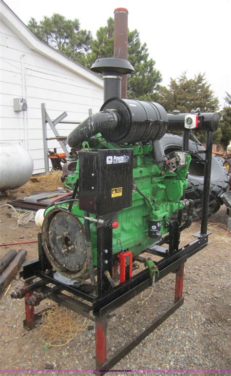 John Deere 68l Diesel Irrigation Engine Item 2972 5 11 2011