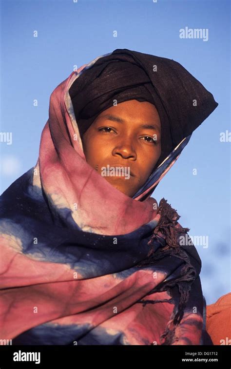 Tuareg Young Woman From Timia Aïrnigerwestern Africa Stock Photo Alamy