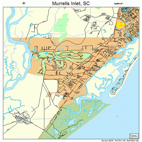 Murrells Inlet Sc Zip Code Map Map