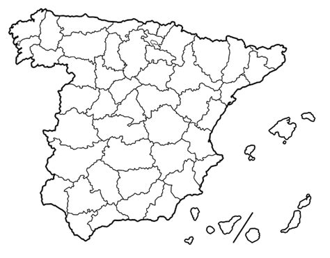 Mapa De España Para Calcar Información E Imágenes Con Mapas De España