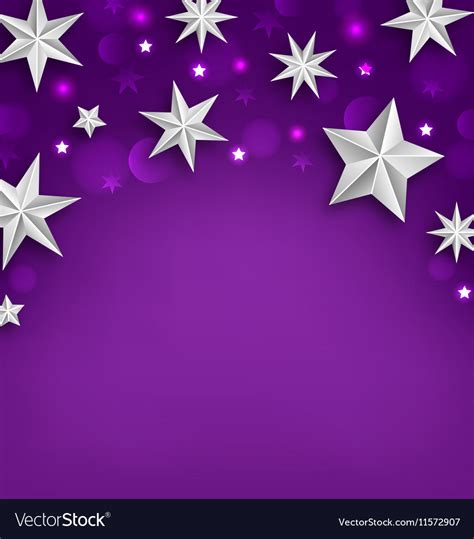 Purple Abstract Celebration Background With Silver