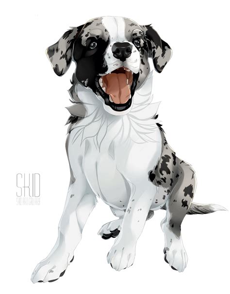 Mojito By Mr Skid Canine Art Cute Animal Drawings Dog Design Art