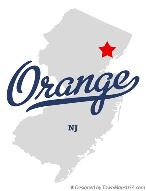 Map Of Orange Nj New Jersey