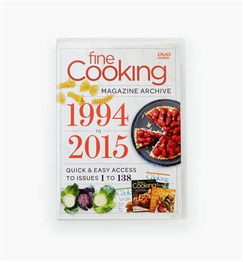 Fine Cooking Magazine Archive 1994 2015 Dvd Rom Cooking Magazines