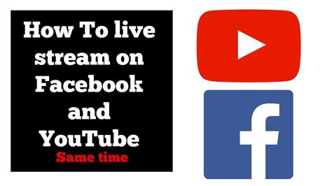 How To Stream On Facebook And Youtube At The Same Time Wirecast Youtube