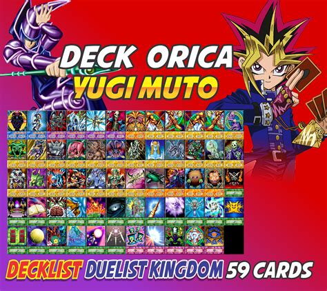 Yugi Muto 59 Cards Deck Anime Orica Duelist Kingdom Etsy Australia