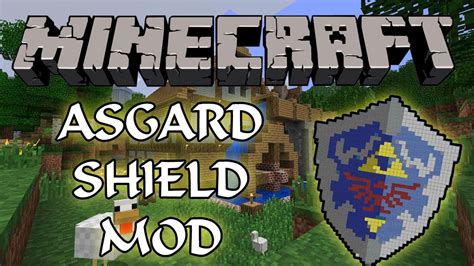 Minecraft Review De Mod Asgard Shields 151 Youtube
