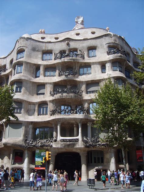 Casa Mila In Barcelona Copyright Free Photo By M Vorel Libreshot