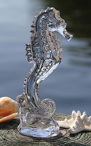 Waterford Crystal Heritage Seahorse Crystal Sculpture