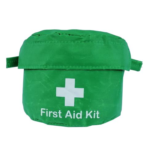 Green Economy First Aid Bag Semi Circular In Shape