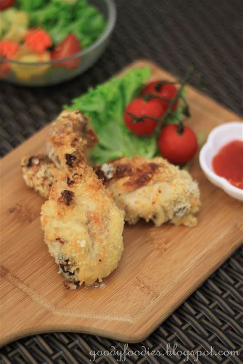 Try to make it so the ends are on the bottom. GoodyFoodies: Recipe: Oven-baked crispy yogurt chicken ...