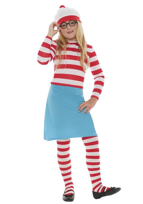 Wenda Waldo Wheres Costume Girls Kids Wheres Wally Fancy Dress Book Week