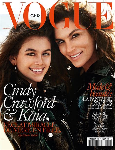 Cindy Crawford And Kaia Gerber From Mother Daughter Magazine Covers E News