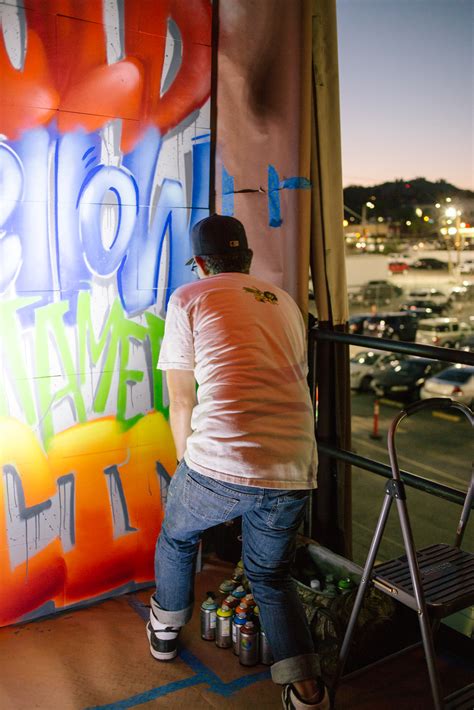 Mural For Company Event In Los Angeles With Graffiti Usa Artist For Hire