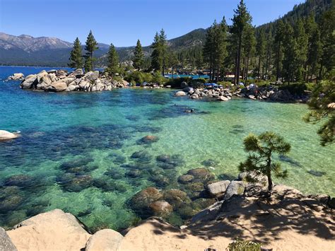 The Crystal Clear Water Sand Harbor Beach In Lake Tahoe Routdoors