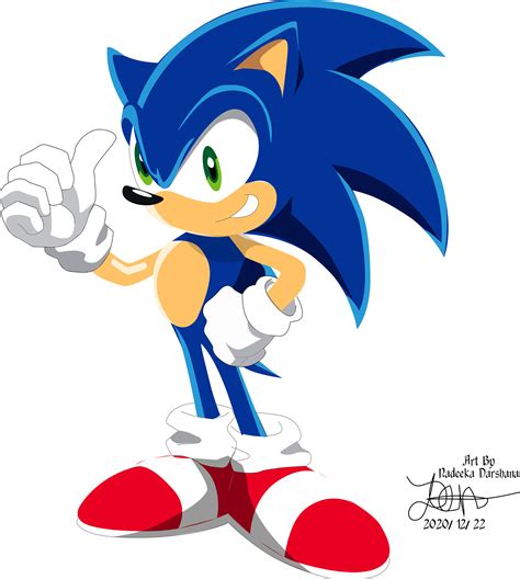 Artstation Sonic The Hedgehog Illustrator Vector Art