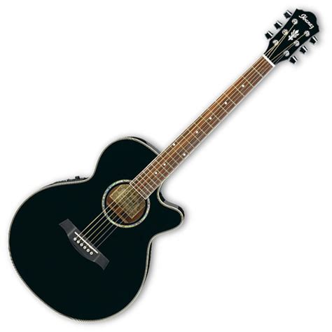 Ibanez Aeg10e Electro Acoustic Guitar Black Ex Demo Gear4music