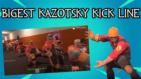 Bigest Kazotsky Kick Line Youtube