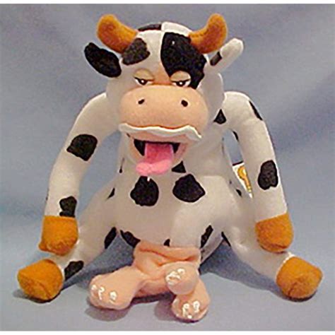Bessie Got Milked Meanies Series 2 Bean Bag Plush Toy From The Idea