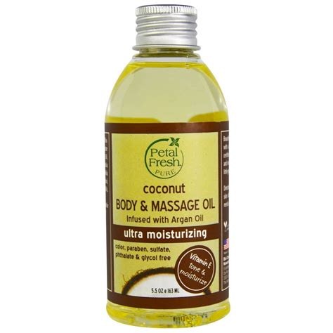 Petal Fresh Pure Coconut Body Massage Oil Ultra Moisturizing 5 5 Oz 163