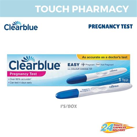 Clear Blue Easy Pregnancy Test 1sbox Shopee Malaysia