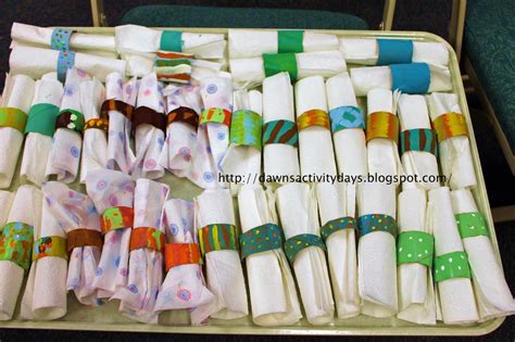 Dawn's LDS Activity Days: Developing Talents- Napkin Rings | Lds activity, Activity day ideas ...