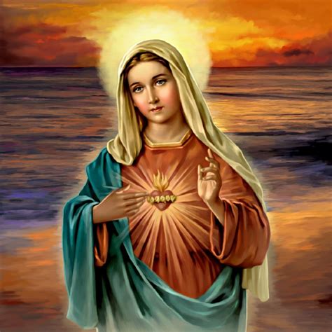 Mother Mary Painting Canvas Art Religious Posters In India Buy Art