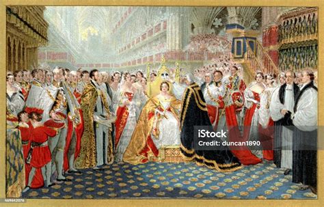 Penobatan Ratu Victoria Ilustrasi Stok Unduh Gambar Sekarang