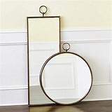Round Mirror Bronze Frame Pictures
