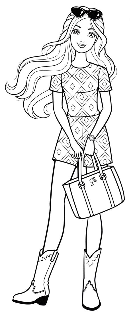 barbie stacie coloring pages sketch coloring page