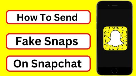how to send fake snaps on snapchat 2023 iphone without filter youtube