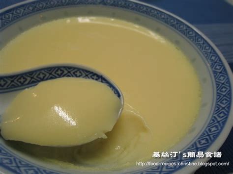 Since egg custard, along with soup, can't be picked up by chopsticks, it's one of the few dishes that are eaten with a spoon. Steamed Eggs With Milk Dessert Recipe | Christine's ...