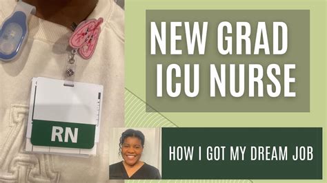 New Grad Icu Nurse How To Get Your Dream Job As New Nurse Youtube