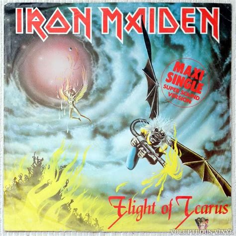 Iron Maiden ‎ Flight Of Icarus 1983 12 Single German Press Iron