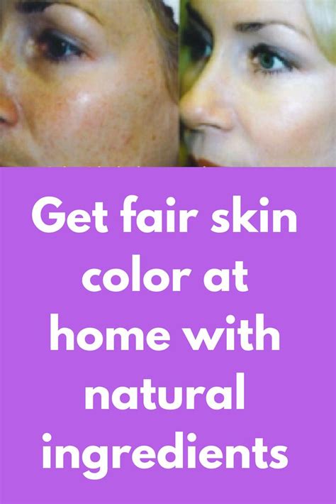 Get Fair Skin Color At Home With Natural Ingredients Today I Will Share