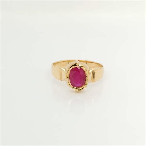 Yellow Gold Ruby Ring Valuemax Jewellery