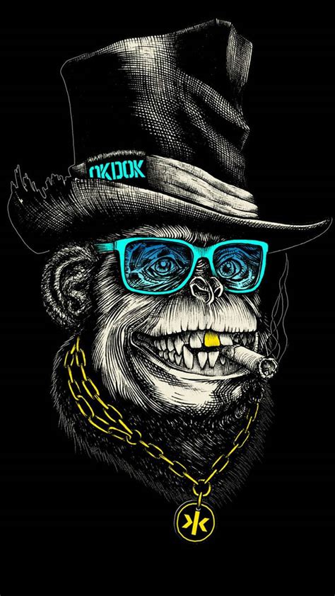 Cool Monkey Wallpapers Wallpaper Cave