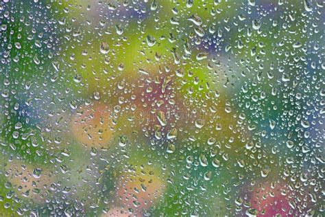 Rain Drops On A Window Stock Image Image Of Blur Nature 42937807
