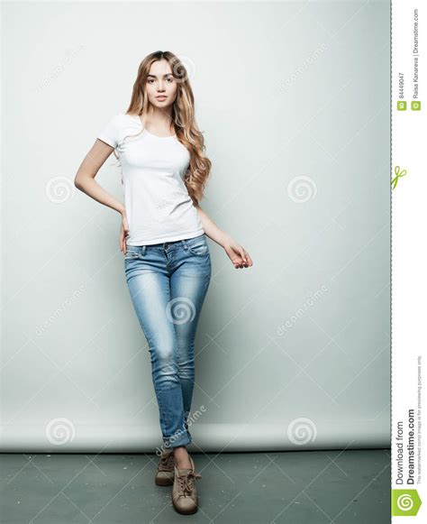 Lifestyle Fashion And People Concept Full Body Young