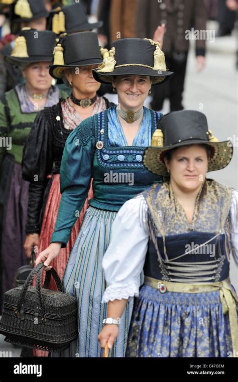 Women In Traditional Bavarian Clothes Hi Res Stock Photography And