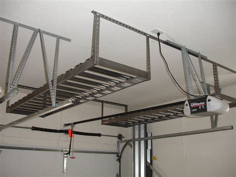Diy Overhead Garage Storage Pulley System Superb Attic Hoist 7 Attic