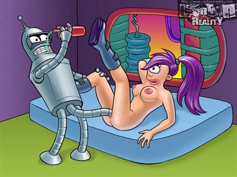 Sexy Leela Rides Robot S Dick In Ass And Gets Fucked By Another In Cunt