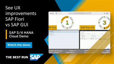 SAP S 4HANA Cloud SAP Fiori UX Experience Transformation SAP GUI Vs